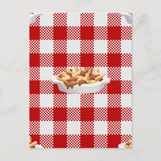 gipspoutine briefkaart (Voorkant)