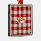 gipspoutine metalen ornament (Rechts)