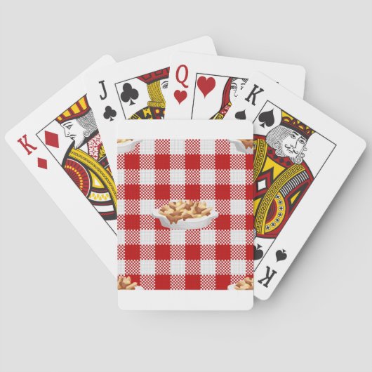 gipspoutine pokerkaarten (Achterkant)