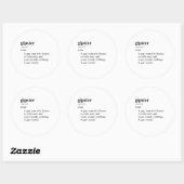 GIPSTER RONDE STICKER (Vel)