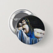 GIPSY BLUE RONDE BUTTON 5,7 CM (Voorkant /achterkant)