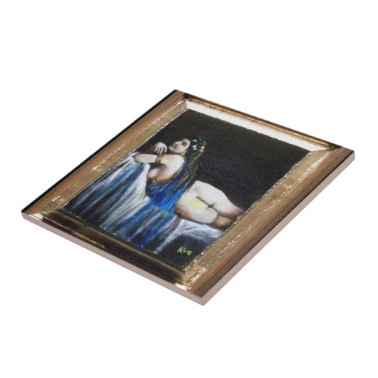 GIPSY BLUE TEGELTJE (Zijkant)