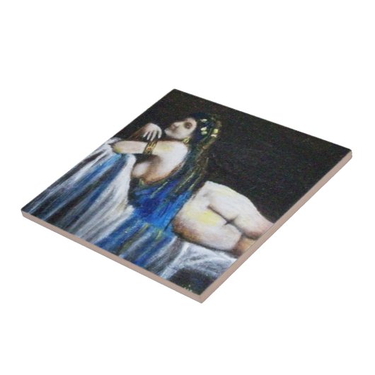 GIPSY BLUE TEGELTJE (Zijkant)