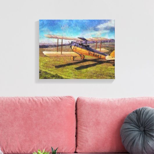 Gipsy Moth Canvas Afdruk (Insitu (Woonkamer))