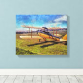 Gipsy Moth Canvas Afdruk (Insitu (Houten vloer))