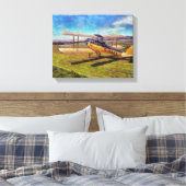 Gipsy Moth Canvas Afdruk (Insitu (Slaapkamer))