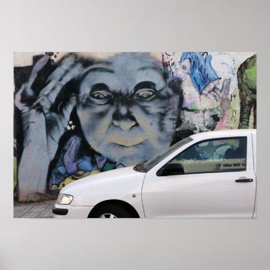Gipsy Street Art van Las Palmas Fortune Teller Poster (Voorkant)