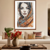 Gipsy's vrouw - Print