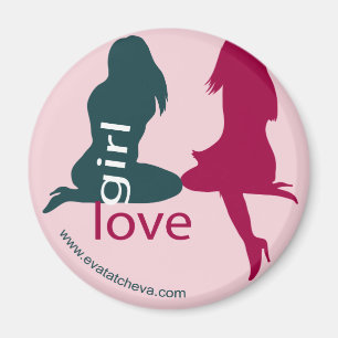 'Gir Love Designer Magnet' Magneet