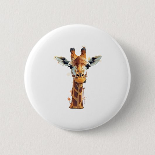 Giraaffe Essential T-Shirt_3 Ronde Button 5,7 Cm (Voorkant)