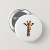 Giraaffe Essential T-Shirt_3 Ronde Button 5,7 Cm (Voorkant /achterkant)
