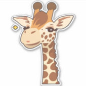 Giraaffe Essentials T-shirt Sticker (Voorkant)