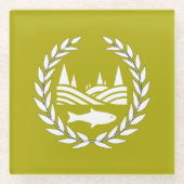 Giradan Flag - Glass Onderzetter (Voorkant)