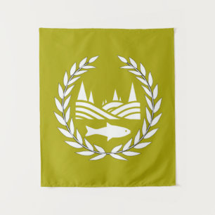 Giradan Flag - Kleine bosbouw Wandkleed