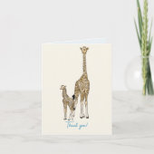 giraf bedankkaart (Voorkant)
