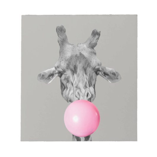 giraf bubble notitieblok (Voorkant)