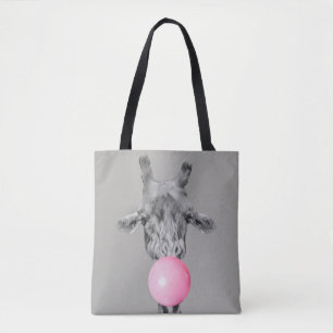 giraf bubble tote bag