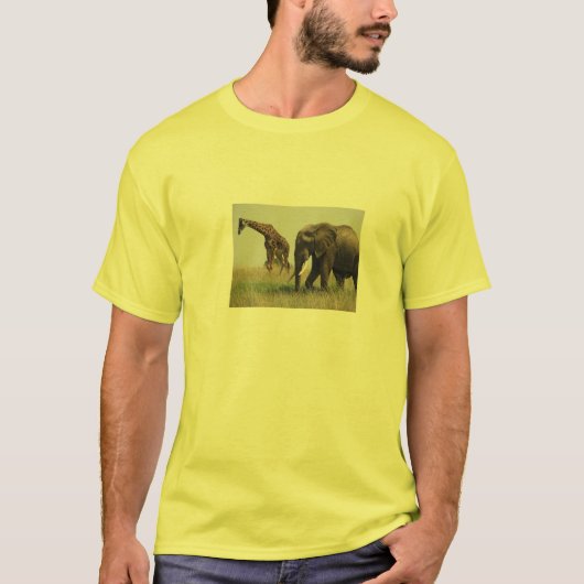 giraf en shirt van olifanten (Voorkant)