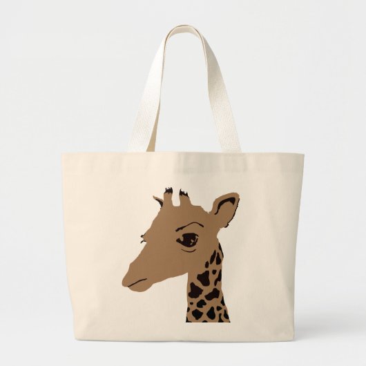 giraf grote tote bag (Voorkant)