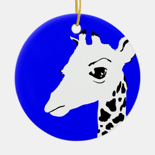 giraf keramisch ornament (Voorkant)