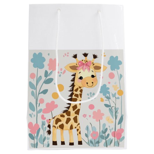 giraf medium cadeauzakje (Achterkant)