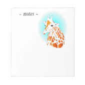 giraf notitieblok (Voorkant)