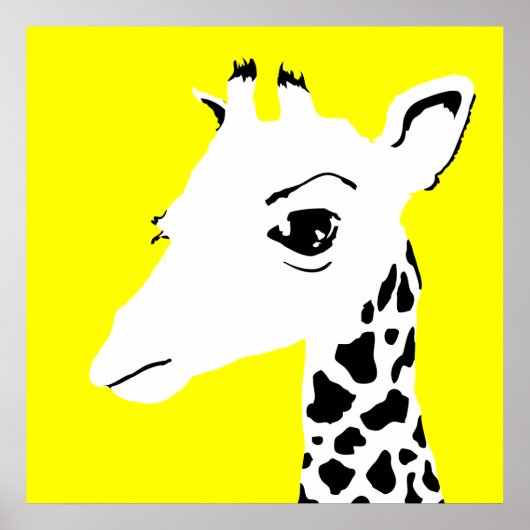 giraf poster (Voorkant)