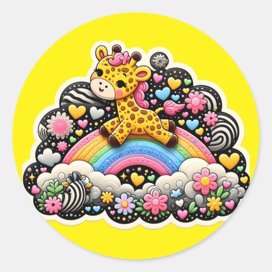 giraf Sticker (Voorkant)