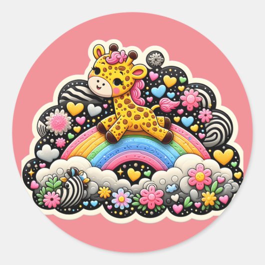 giraf Sticker (Voorkant)
