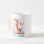 Girafe mom  koffiemok (Voorkant links)