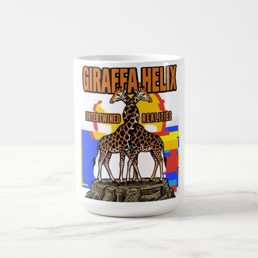 Giraffa Helix Omwikkelde Schoonheden Koffiemok (Center)