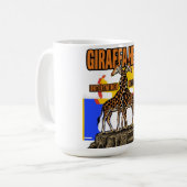 Giraffa Helix Omwikkelde Schoonheden Koffiemok (Voorkant links)
