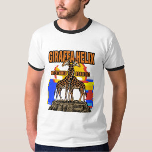 Giraffa Helix Omwikkelde Schoonheden T-shirt