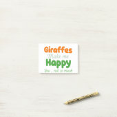 giraffa post-it® notes (Op bureau)