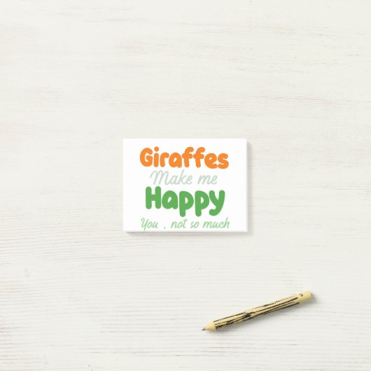 giraffa post-it® notes (Op bureau)