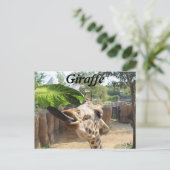 Giraffe # 14 briefkaart (Staand voorkant)