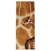 Giraffe 1A-opties Wijn Cadeautas (Achterkant)