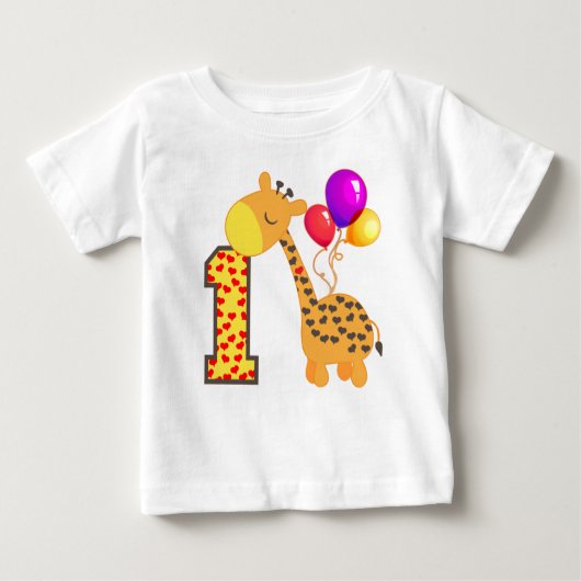 Giraffe 1e verjaardag (Voorkant)