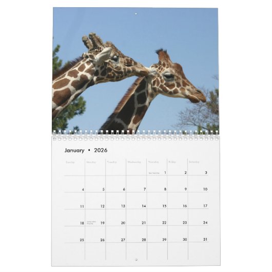 Giraffe 2009 Agenda Kalender (Jan 2026)