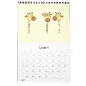 Giraffe 2014. Cartoons. Kalender (Mar 2027)