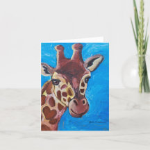 Giraffe (2019) - klein - 4 x 5,6 inch - verticaal