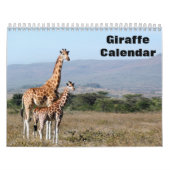 Giraffe 2025 kalender (Hoes)