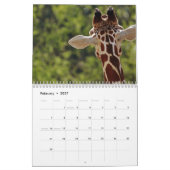 Giraffe 2027 kalender (Feb 2027)