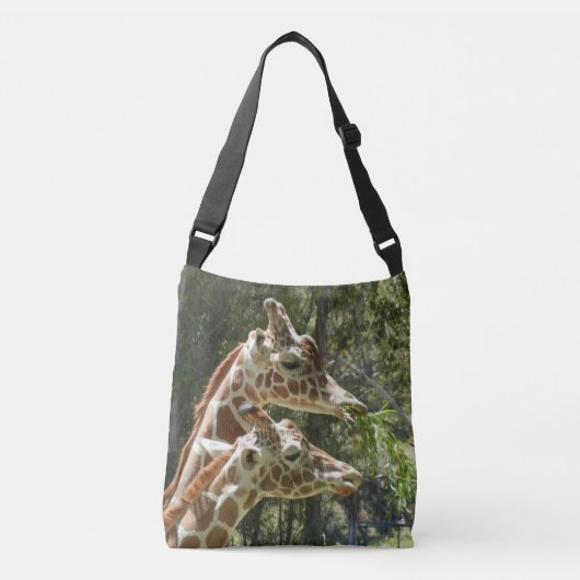 Giraffe 2-zijdig multiprintscherm crossbody tas (Voorkant)