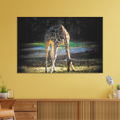 Giraffe 2Design Canvas Afdruk (Insitu (Woonkamer))
