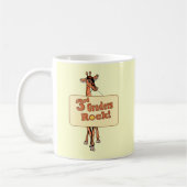 Giraffe "3rd Graders Rock"-ontwerp Koffiemok (Links)