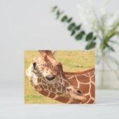Giraffe #6 briefkaart (Staand voorkant)