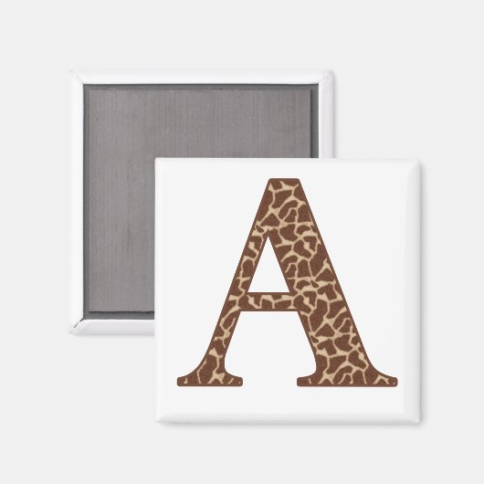 GIRAFFE A MAGNEET (Voorkant / Achterkant)