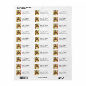 Giraffe Aangepaste Adresetiketten Etiket (Full Sheet)