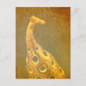 Giraffe Abstract Briefkaart (Voorkant)